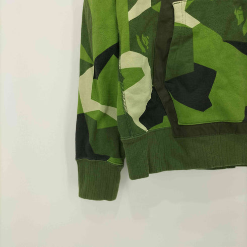 アベイシングエイプ A BATHING APE 2018AW SPLINTER CAMO WIDE PULLOVER HOODIE BAPE ベイプ パーカー メンズ JPN:S